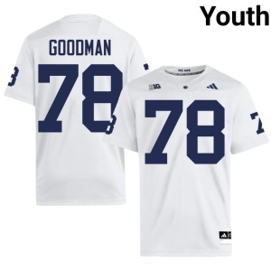White Malachi Goodman 2026 College Football PSU Nittany Lions #78 Youth Jersey 431775-319