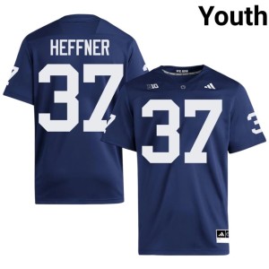 Navy Youth College Football Max Heffner Penn State Lions #37 Game Jerseys 371909-281