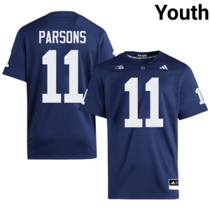 Navy #11 College Football Youth PSU Lions Micah Parsons High School Jersey 491922-870