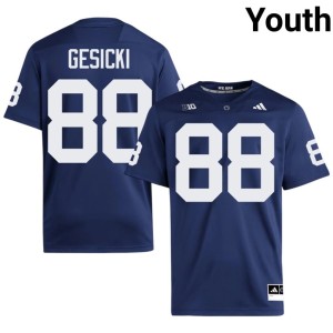 Navy Youth #88 Official Penn State Lions College Football Mike Gesicki Jerseys 321597-837