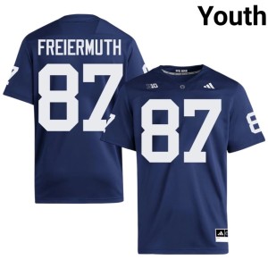 Navy Pat Freiermuth #87 College Football University PSU Lions Youth Jersey 668553-439