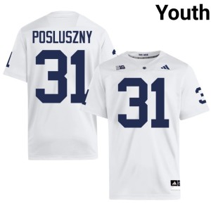 White #31 Youth PSU Nittany Lions Paul Posluszny College Football Alumni Jerseys 134153-852