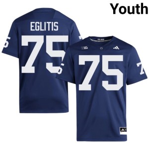 Navy #75 2026-27 Youth College Football Pete Eglitis PSU Nittany Lions Jerseys 780087-503