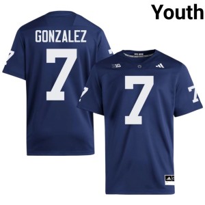 Navy Youth Peter Gonzalez College Football Roaring Lions #7 Game Jersey 563995-220
