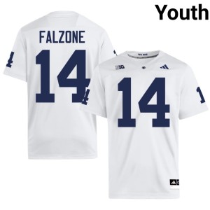 White Youth Peyton Falzone Alumni #14 Penn State Lions College Football Jersey 524820-345