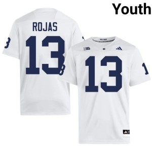 White College Football Replica Tony Rojas Youth #13 Lions Jersey 786714-849