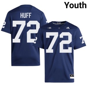 Navy Youth Tyshon Huff Nittany Lions #72 Limited College Football Jersey 393032-222