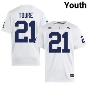 White College Football High School Vaboue Toure Youth #21 Penn State Jersey 773994-512