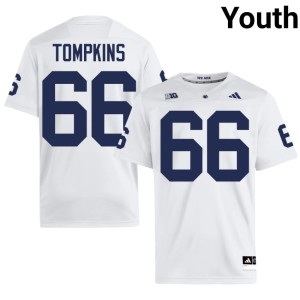 White Limited #66 Will Tompkins Youth College Football Penn State Jersey 916142-270