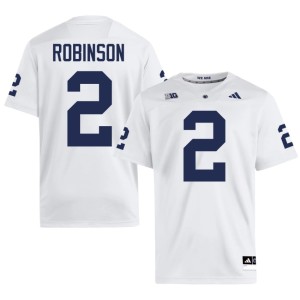 White Zay Robinson Mens Lions 2026-27 #2 College Football Jersey 501073-651
