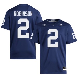 Navy Mens #2 Official College Football Zay Robinson PSU Jerseys 763524-298