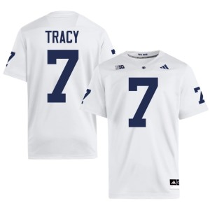 White Roaring Lions College Football Replica Mens Zion Tracy #7 Jersey 534781-793